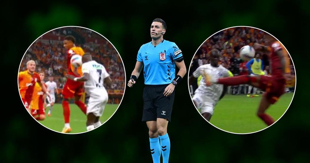 Galatasaray - Kasımpaşa maçındaki penaltı kararı doğru mu Elle oynama pozisyonu incelendi...