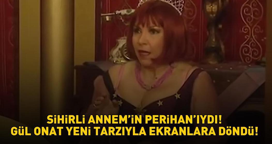 Sihirli Annemin Perihanı Gül Onatın yeni tarzı dikkat çekti EKRANLARA GERİ DÖNDÜ