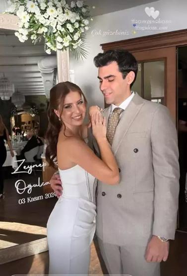 Sihirli Annemin Çileki Zeynep Özkaya ile Oğulcan Can nişanlandı İşte nişandan kareler