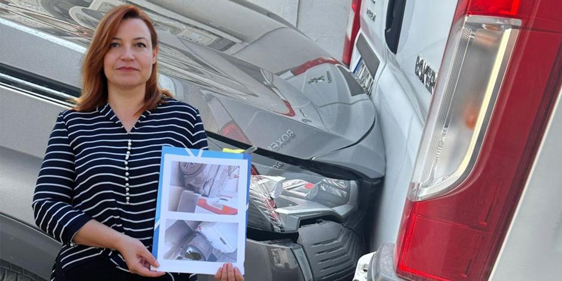 Yetkili servis aracını çarptı, aldığı cevapla şoke oldu