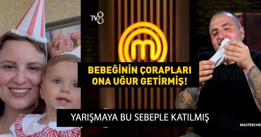 MasterChef Kaan bebeğinin çoraplarını yanında taşıyor Yeni doğmuş bir çocuğu bırakmak çok zor, eşimi özledim