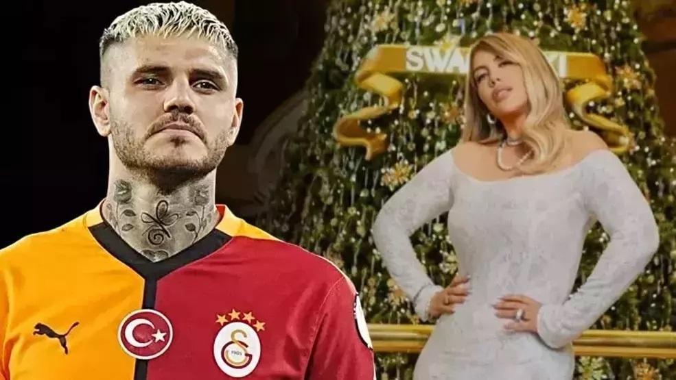 Galatasarayın yıldızı Icardi ile boşanma sürecinde olan Wanda Nara düşman çatlattı 13 yaş küçük sevgilisi L-Ganteyi böyle öptü