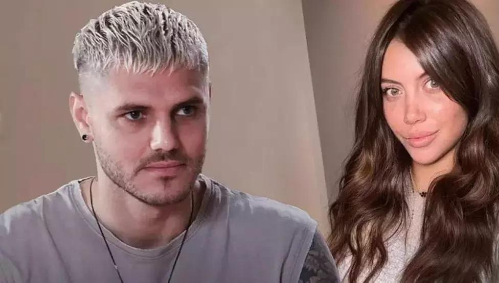 Galatasarayın yıldızı Icardi ile boşanma sürecinde olan Wanda Nara düşman çatlattı 13 yaş küçük sevgilisi L-Ganteyi böyle öptü
