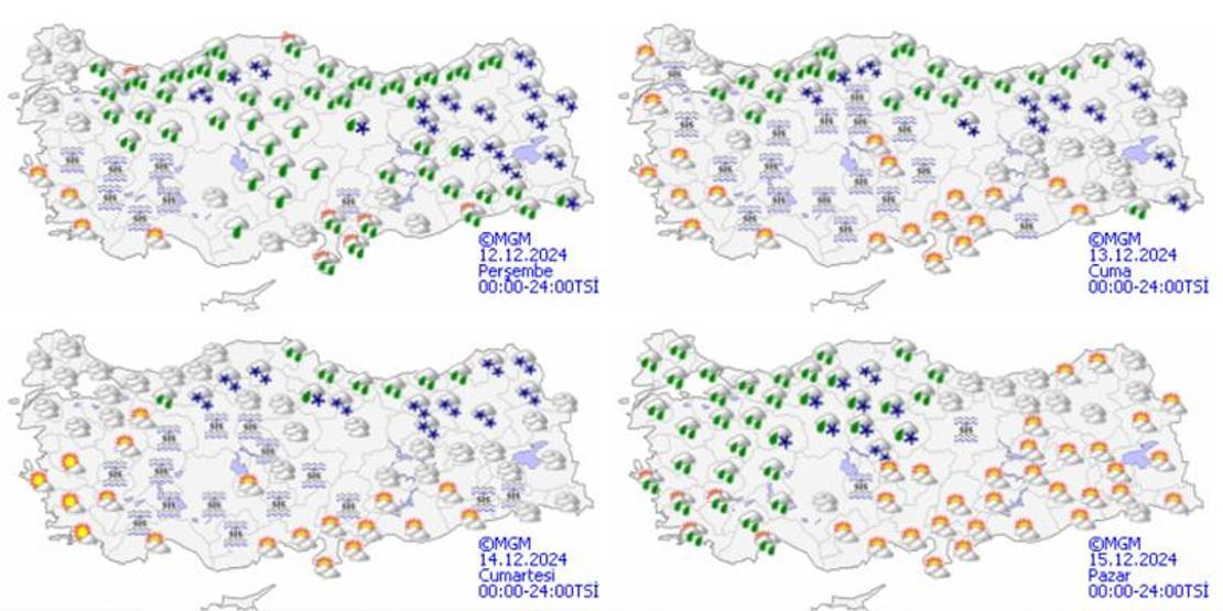 Dikkat Listede İstanbul da var: Meteorolojiden 10 ile sarı kodlu uyarı: Kuvvetli gelecek...
