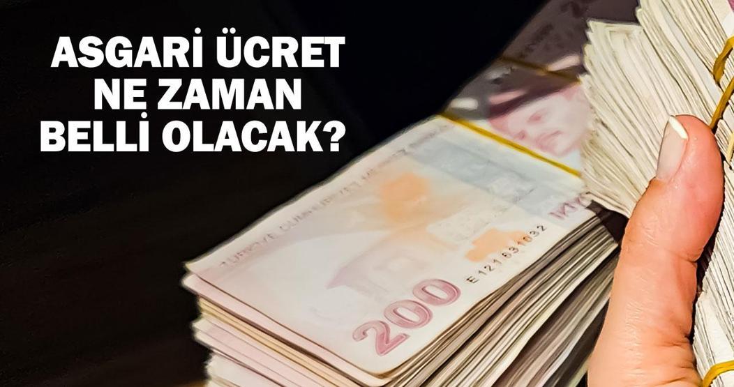 Asgari ücret ne zaman belli olacak ASGARİ ÜCRET ZAMMI 2025: Asgari ücret ne kadar olacak