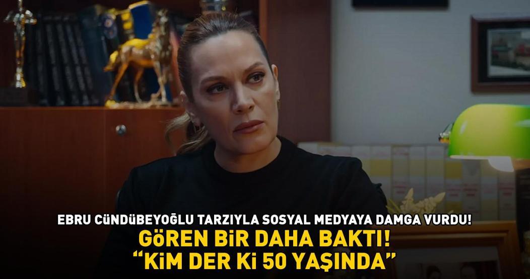 Arka Sokakların Candan’ı Ebru Cündübeyoğluna bakın Tarzıyla sosyal medyaya damga vurdu