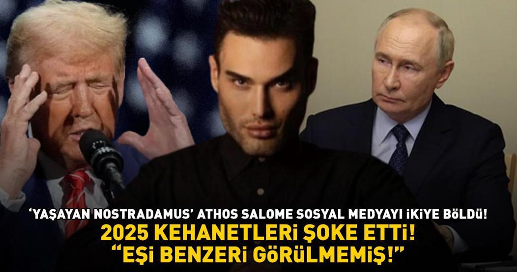 Yaşayan Nostradamus Athos Salome 2025 kehanetlerini sıraladı Eşi benzeri görülmemiş YENİ YILDA...