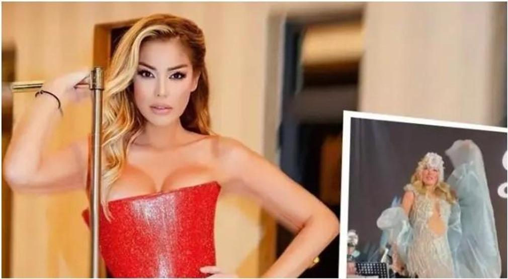 Petek Dinçözün sahne kıyafeti gündem oldu