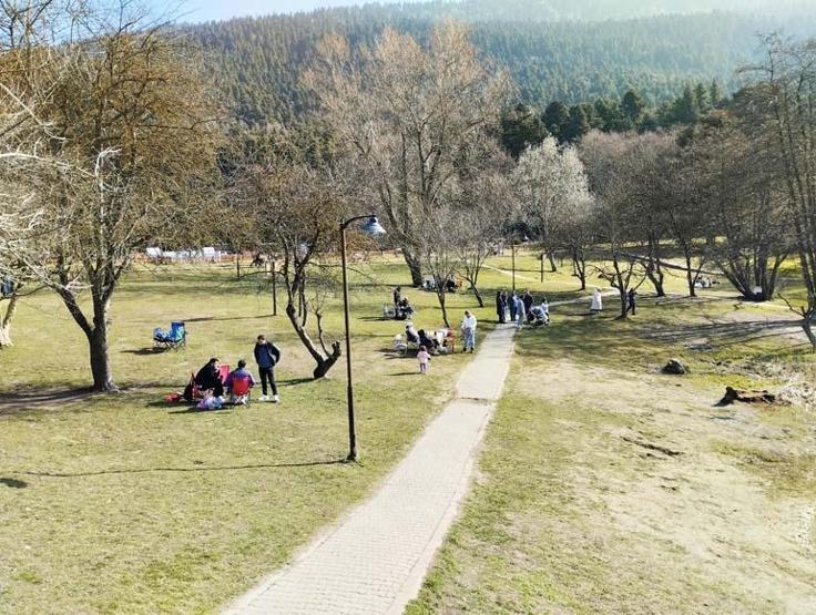Gölcük Tabiat Parkı’nda sömestir yoğunluğu