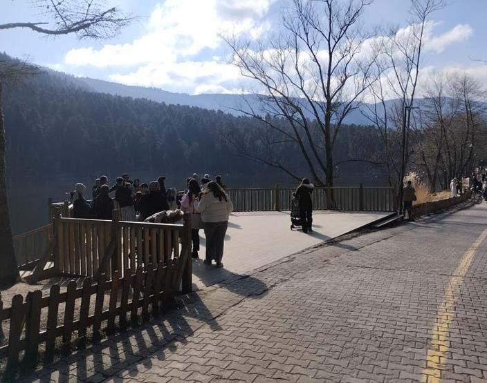 Gölcük Tabiat Parkı’nda sömestir yoğunluğu