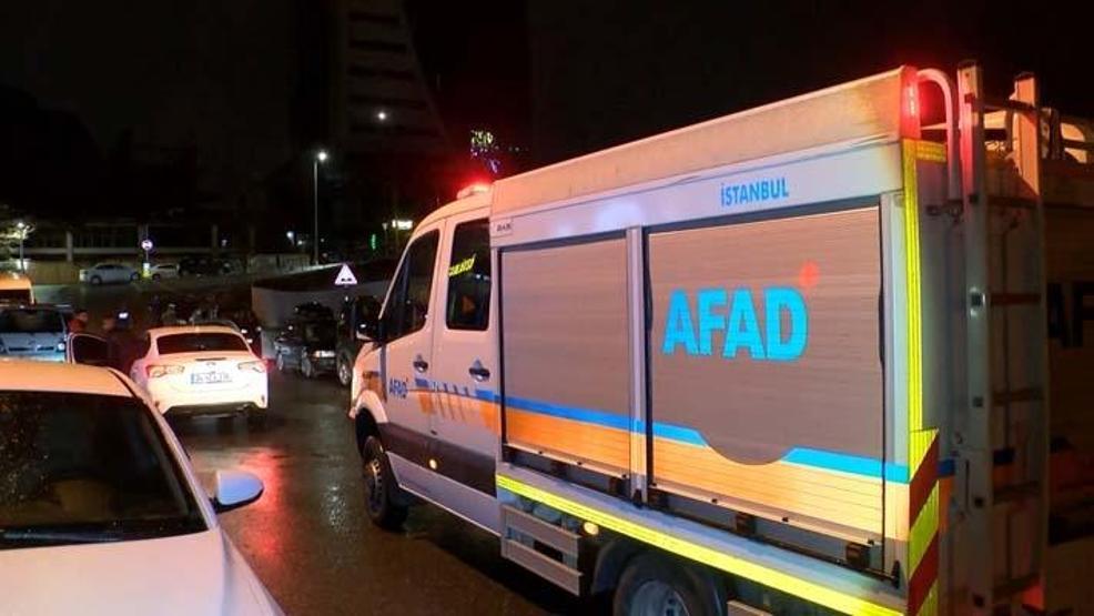 Tuzlada, kolonlarından ses gelen 4 katlı bina tahliye edildi