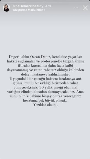 Özcan Deniz hastanelik oldu Samar Dadgar sosyal medyadan ateş püskürdü: HEPİNİZİ CEHENNEM ATEŞİNDE YAKACAĞIM
