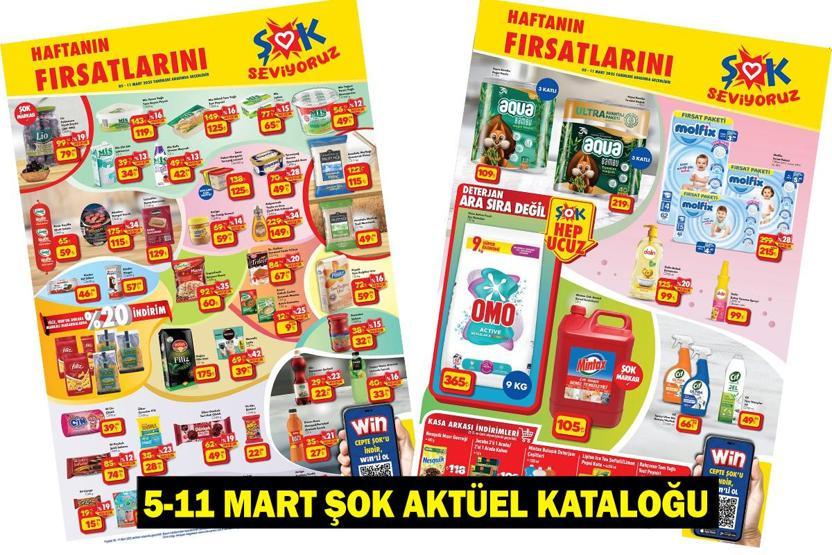 ŞOK Aktüel 5-11 Mart 2025 Kataloğu: Cazip Fiyatlarla Çeşitli Ürünler Satışta
