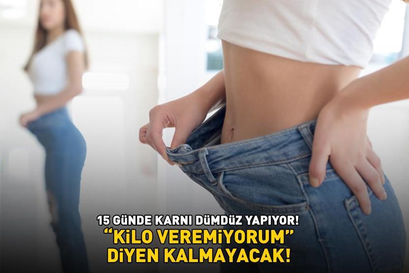 Kilo veremiyorum diyen kalmayacak Sabah aç karna için: 15 günde karnı dümdüz yapıyor, bel ve basen yağlarını cayır cayır yakıyor