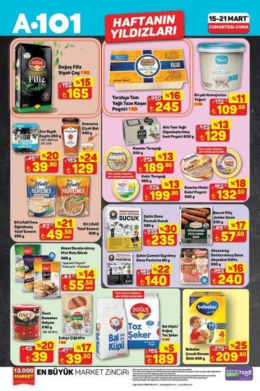 A101 (15-21 Mart) aktüel indirim kataloğu satışta İşte bu haftanın A101 indirimleri