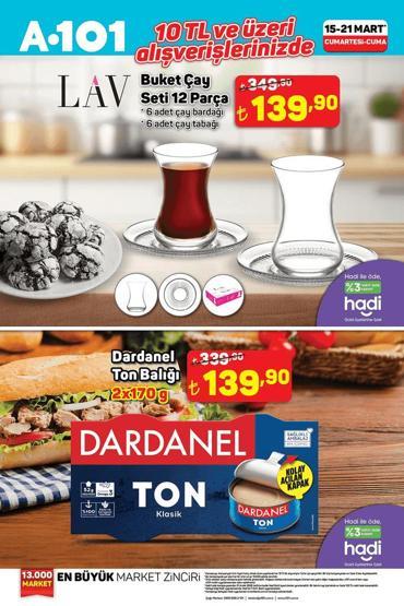 A101 (15-21 Mart) aktüel indirim kataloğu satışta İşte bu haftanın A101 indirimleri