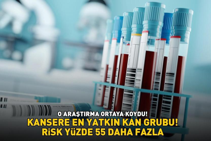KANSERE EN YATKIN KAN GRUBU 50 bin katılımcı incelendi, sonuç şoke etti: Risk yüzde 55 daha fazla