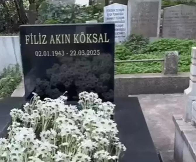 Sessiz sedasız toprağa verilmişti... Filiz Akın’ın mezar taşı yapıldı