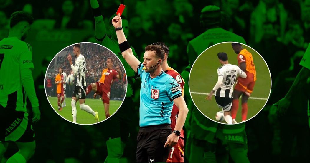 Beşiktaş - Galatasaray derbisinin hakem yorumları | Kırmızı kart kararı doğru mu Davinson Sanchezin pozisyonu penaltı mı