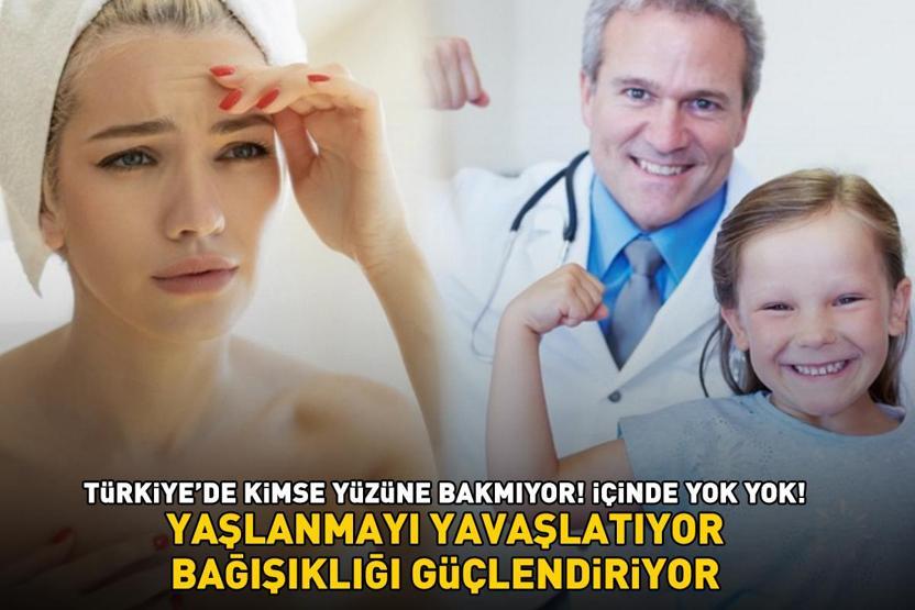 Türkiyede kimse yüzüne bakmıyor Kalsiyum, fosfor, potasyum, B ve C vitamini içeriyor Yaşlanmayı yavaşlatıyor, bağışıklığı güçlendiriyor