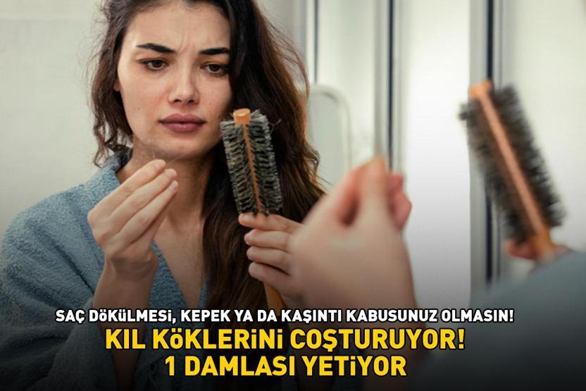 SAÇ DÖKÜLMESİ, KEPEK, KAŞINTI KABUSUNUZ OLMASIN Kıl köklerini coşturuyor, saçlara parlaklık sağlıyor 1 damlası yetiyor