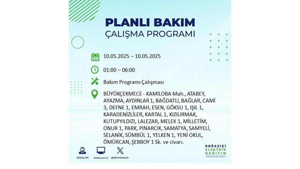 10 MAYIS İSTANBUL ELEKTRİK KESİNTİSİ: İstanbulda Elektrikler Ne Zaman Gelecek BEDAŞ AYEDAŞ 10 Mayıs Elektrik Kesintisi Açıklaması