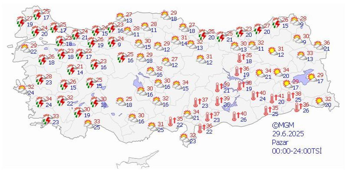 Dikkat Sıcak havalara mola… Meteoroloji paylaştı, tarih belli oldu: Sağanak yağış alarmı