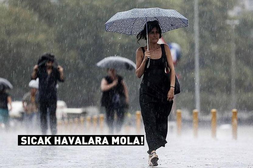 Dikkat Sıcak havalara mola… Meteoroloji paylaştı, tarih belli oldu: Sağanak yağış alarmı