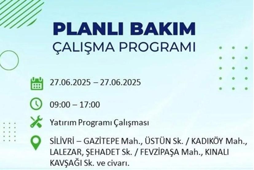 İSTANBUL’UN 19 İLÇESİNDE ELEKTRİK KESİNTİSİ: İstanbulda Elektrikler Ne Zaman Gelecek BEDAŞ’tan 27 Haziran Uyarısı