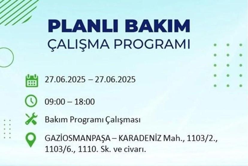 İSTANBUL’UN 19 İLÇESİNDE ELEKTRİK KESİNTİSİ: İstanbulda Elektrikler Ne Zaman Gelecek BEDAŞ’tan 27 Haziran Uyarısı