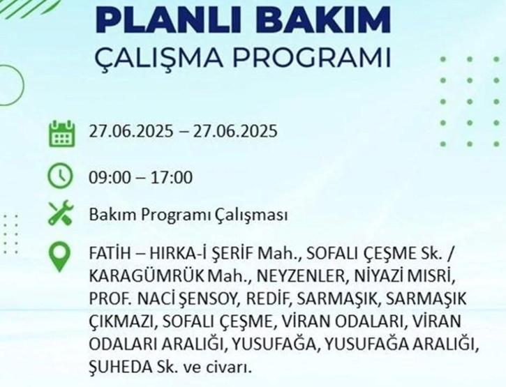 İSTANBUL’UN 19 İLÇESİNDE ELEKTRİK KESİNTİSİ: İstanbulda Elektrikler Ne Zaman Gelecek BEDAŞ’tan 27 Haziran Uyarısı