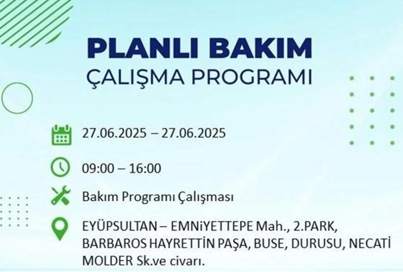 İSTANBUL’UN 19 İLÇESİNDE ELEKTRİK KESİNTİSİ: İstanbulda Elektrikler Ne Zaman Gelecek BEDAŞ’tan 27 Haziran Uyarısı