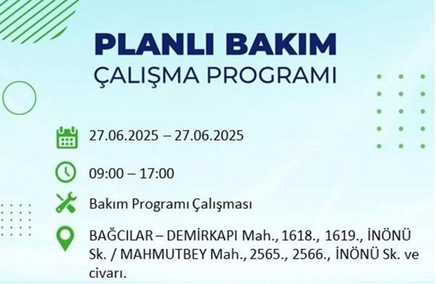 İSTANBUL’UN 19 İLÇESİNDE ELEKTRİK KESİNTİSİ: İstanbulda Elektrikler Ne Zaman Gelecek BEDAŞ’tan 27 Haziran Uyarısı