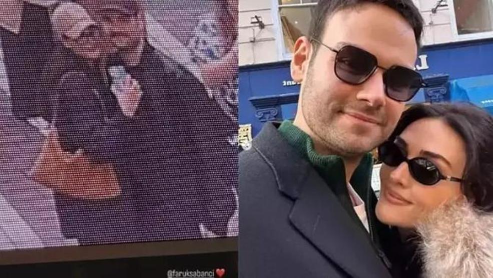 Esra Bilgiç ve Faruk Sabancıdan Romantik Paylaşım: Aşkları Dolu Dizgin Devam Ediyor