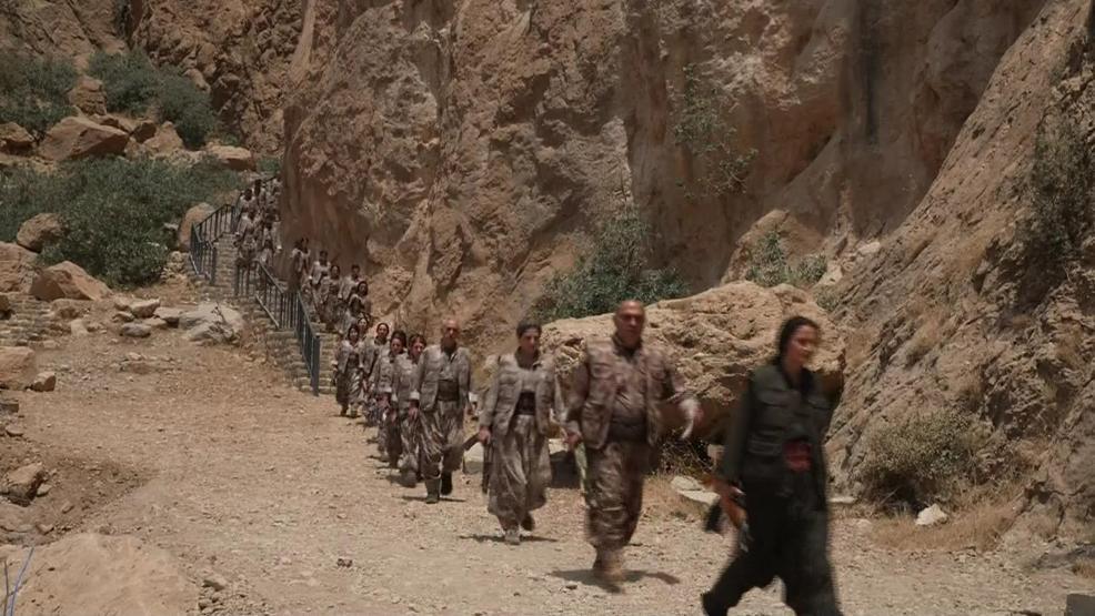 İşte kare kare o an: PKK silahları böyle yaktı