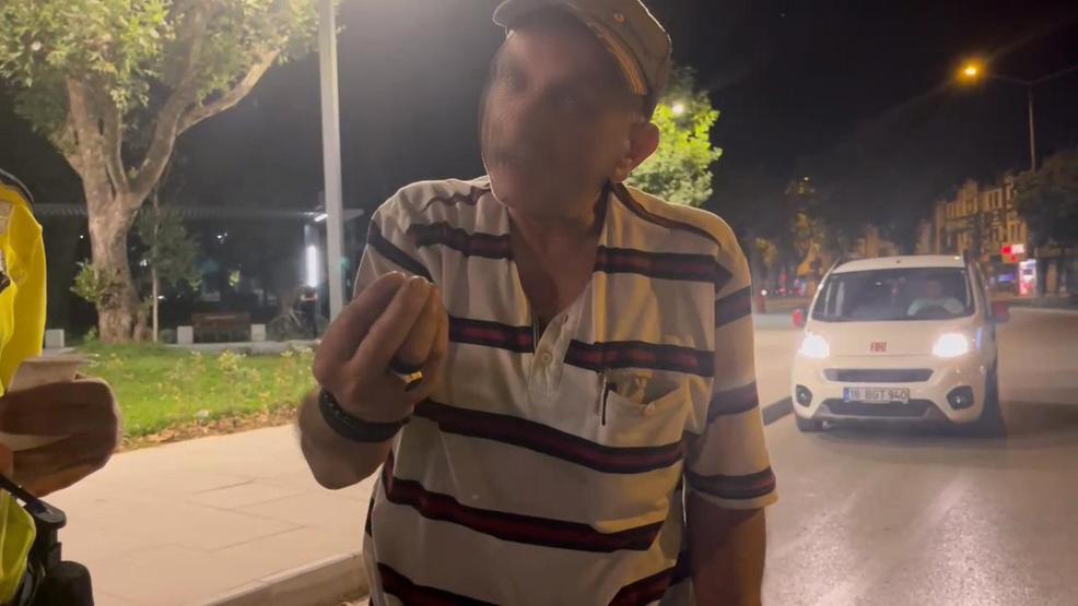 Ben giderken seyredin dedi cezadan kaçamadı Bisikletli sürücüye 9 bin TLlik tarife
