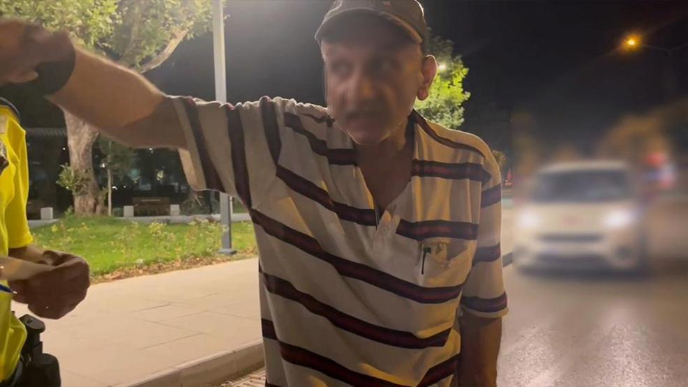 Ben giderken seyredin dedi cezadan kaçamadı Bisikletli sürücüye 9 bin TLlik tarife
