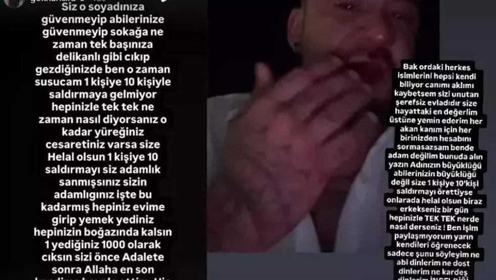 Selin Ciğercinin eski eşi Gökhan Çıraya saldırı şoku: Akan her kanım için hesap soracağım 10 kişi bir anda...