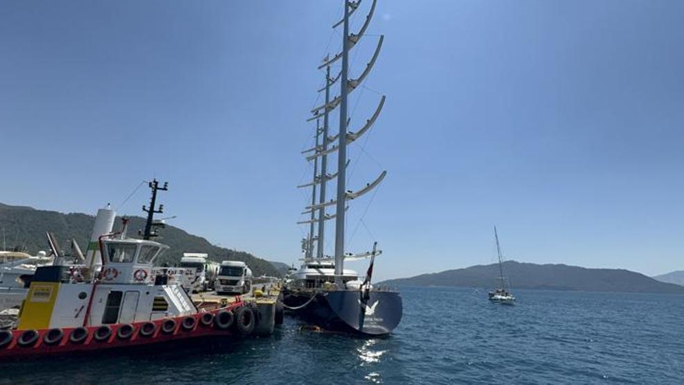 Dünyanın en büyük yatları arasında gösteriliyor Maltese Falcon Marmariste
