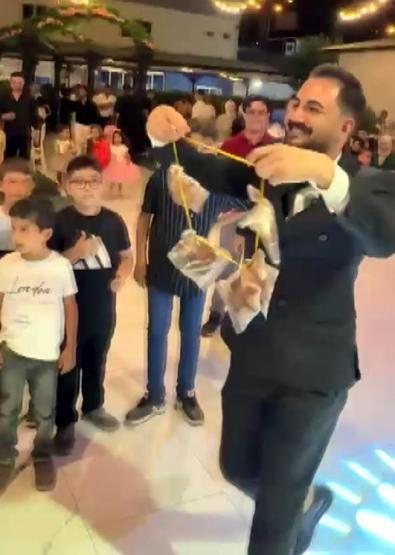 Düğünde şaşırtan anlar: Damada Beşibiryerde pirzola takıldı