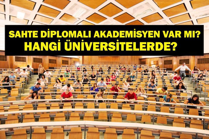 SAHTE DİPLOMALI AKADEMİSYENLER KİMLER DMM Sahte Diplomalı Akademisyenler Hangi Üniversitelerde Görev Yapıyor DMMden Açıklama Geldi