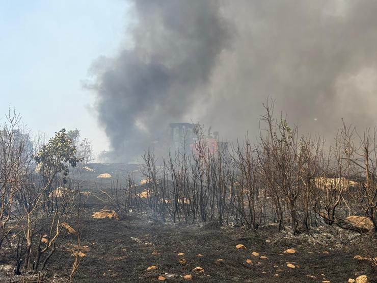 Şırnak’ta örtü yangını: Soğutma çalışmaları sürüyor