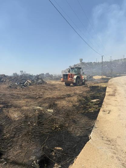 Şırnak’ta örtü yangını: Soğutma çalışmaları sürüyor