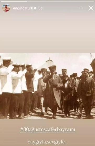 Ünlü isimlerden 30 Ağustos Zafer Bayramı mesajları