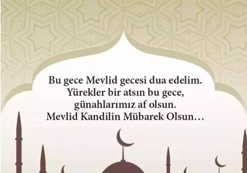 RESİMLİ MEVLİD KANDİLİ MESAJLARI: Dualı, Ayetli, Duygusal, Hadisli, En Yeni, En Güzel Mevlid Kandili Mesajları