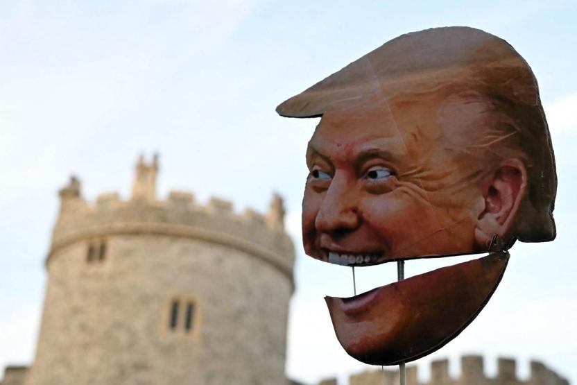 Trumpa İngilterede protestolu karşılama Epstein fotoğrafları her yerde... Teknoloji devleri de geliyor