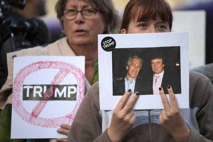 Trumpa İngilterede protestolu karşılama Epstein fotoğrafları her yerde... Teknoloji devleri de geliyor