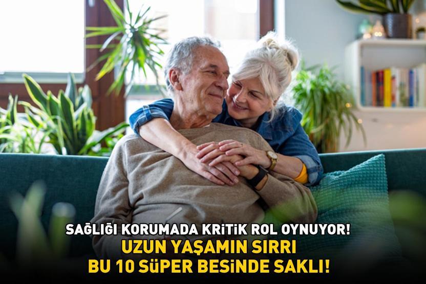 UZUN YAŞAMIN SIRRI BU 10 SÜPER BESİNDE SAKLI Sağlığı korumada kritik rol oynuyor