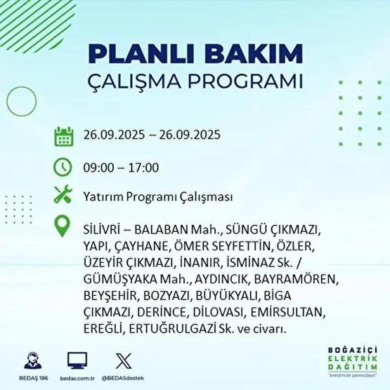 26 EYLÜL İSTANBUL ELEKTRİK KESİNTİSİ: 23 İlçede Elektrik Yok İstanbul Elektrik Kesintisi Ne Zaman Bitecek Kesintiden Hangi İlçeler Etkilenecek