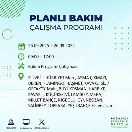 26 EYLÜL İSTANBUL ELEKTRİK KESİNTİSİ: 23 İlçede Elektrik Yok İstanbul Elektrik Kesintisi Ne Zaman Bitecek Kesintiden Hangi İlçeler Etkilenecek